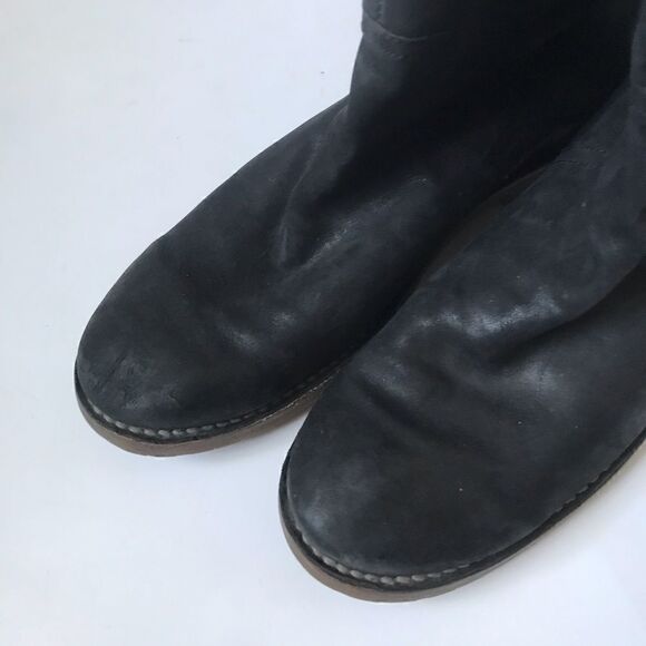 Frye Celia over the knee black leather boots NWOT - Picture 10 of 10